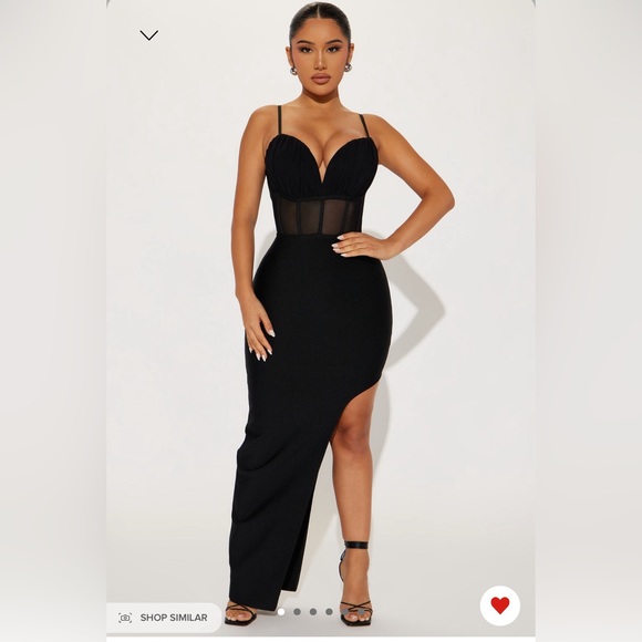 Bodycon Formal Dress - Picture 3 of 3